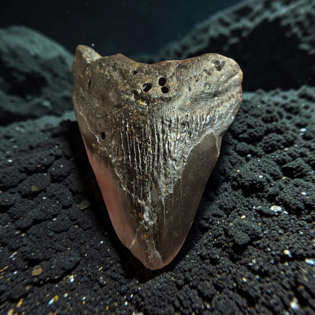 Fossil Tand från Megalodon haj
