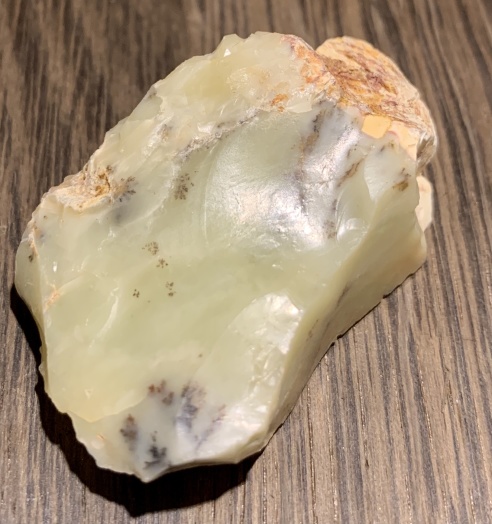 Opal moss polerad sida (Råa)