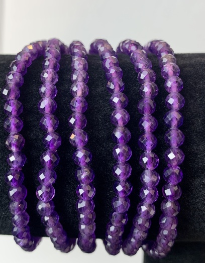 Facetterat kristallarmband (One size)