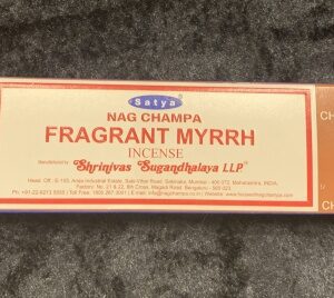 Satya Nag Champa Fragrant Myrrh (Rökelsepinnar)