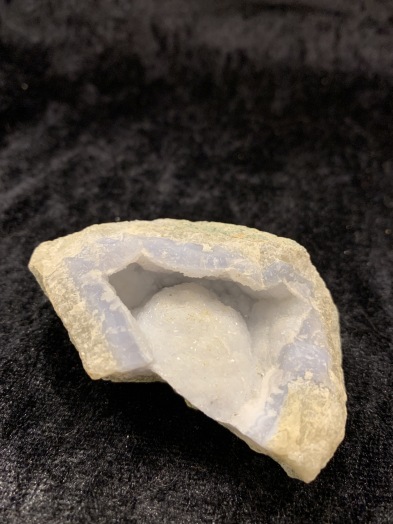 Agat blå band (Rå mineral)
