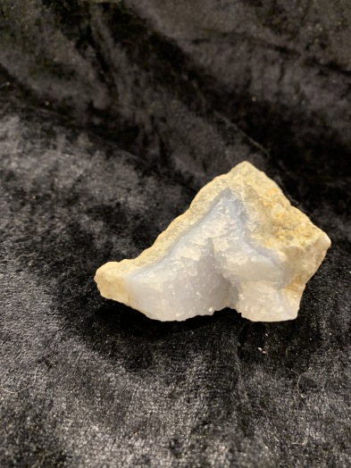 Agat blå band (Rå mineral)