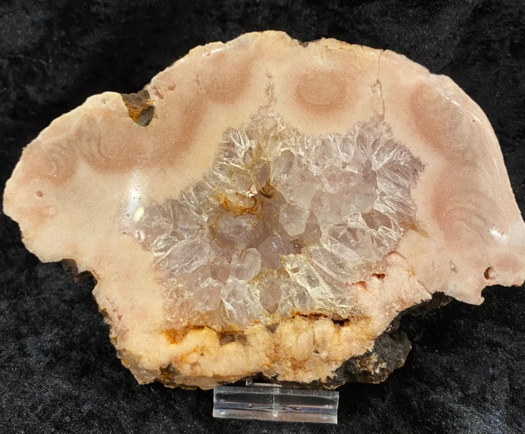 Rosa ametistplatta 729 gr (Slab)