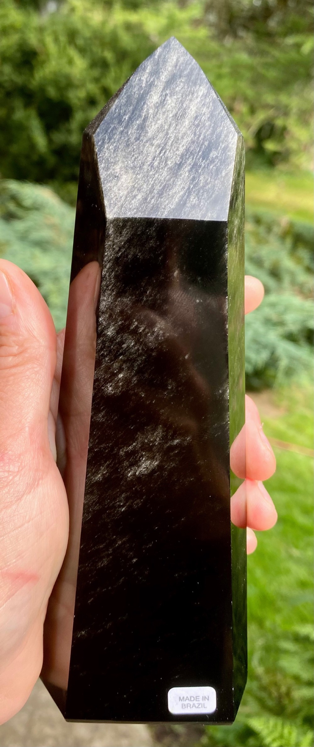 Obsidian guld/silver sheen polerade (Spets/torn) - Bild 3