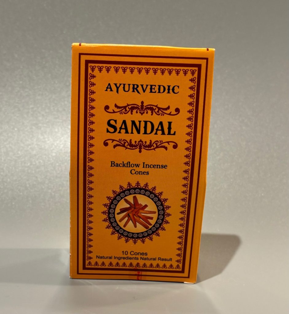 Ayurvedic sandelträ (Backflow koner)