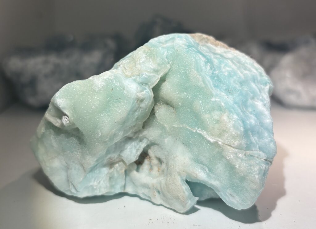 Kalcit blå Karibien 70x50 mm(Råa)
