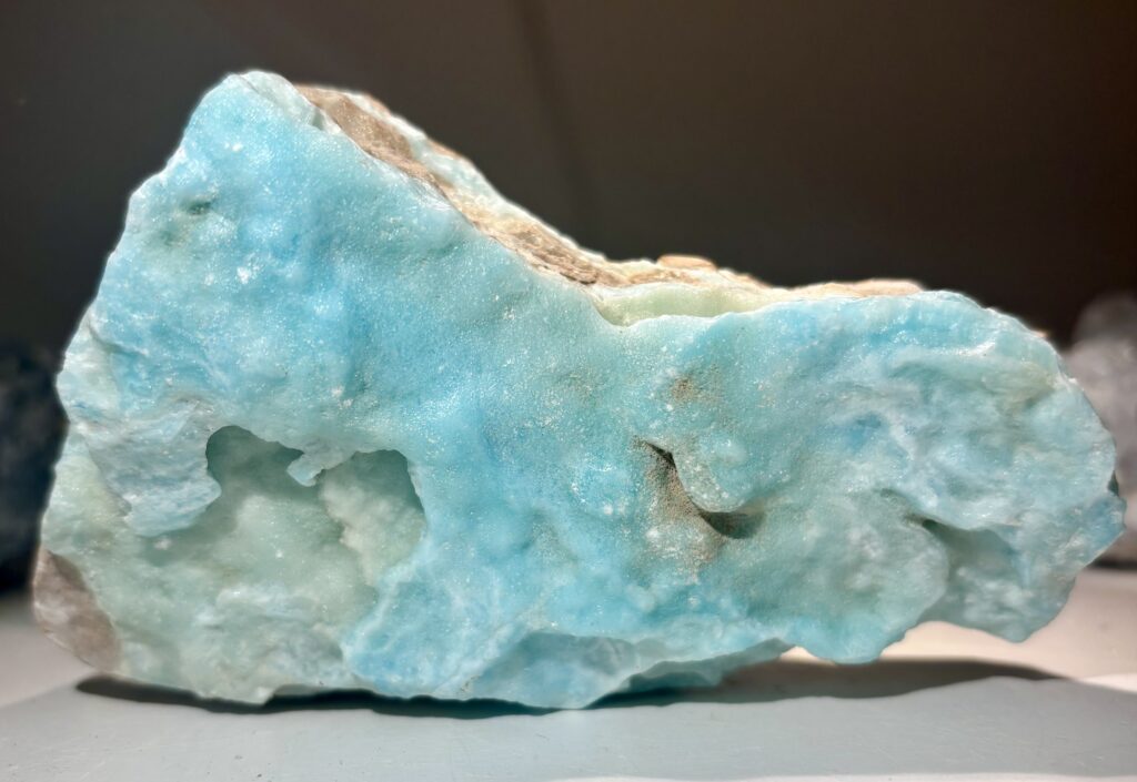 Kalcit blå Karibien 100x50 mm(Råa)
