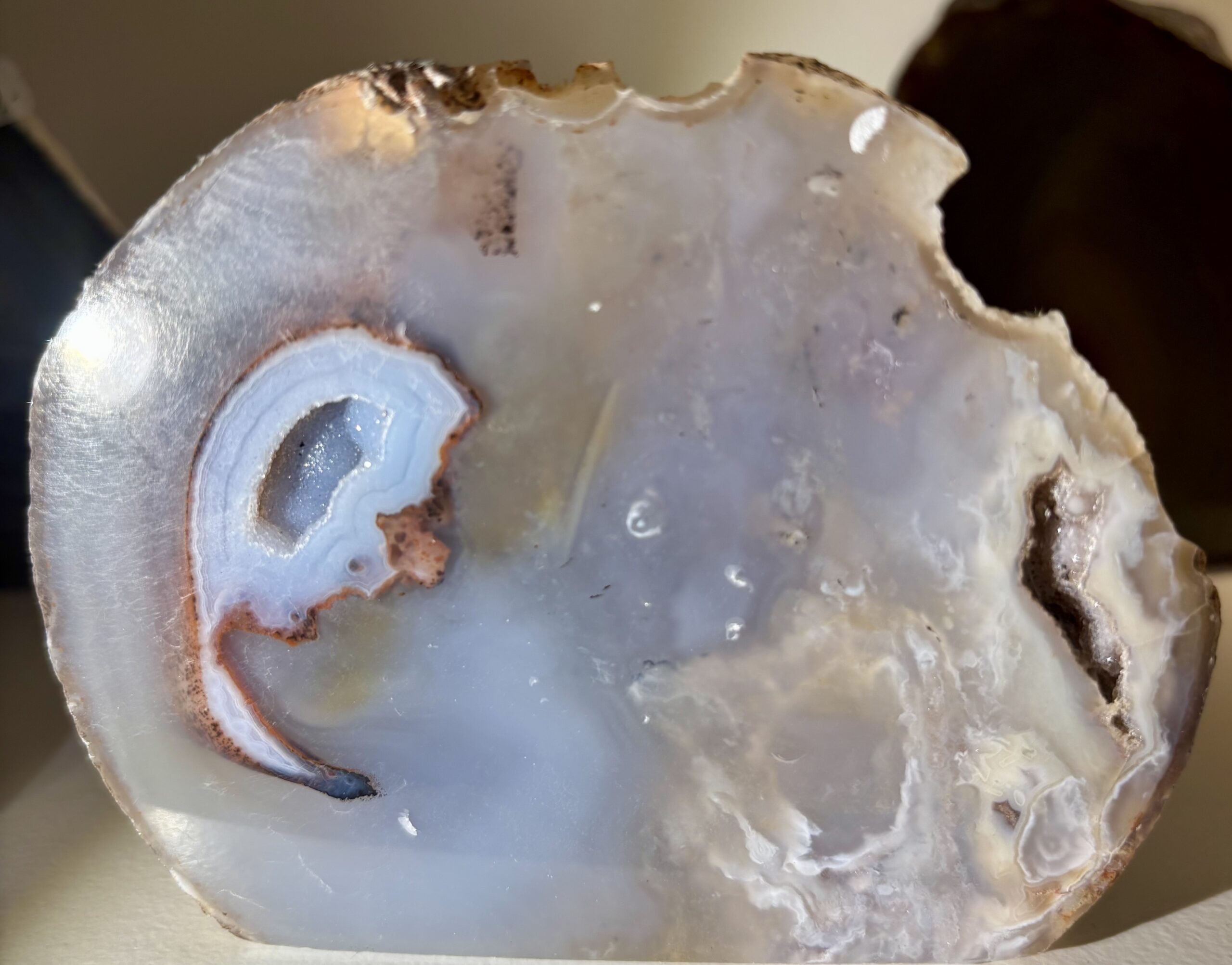 Agat ca 10x7,5 cm (Geod) - Bild 1