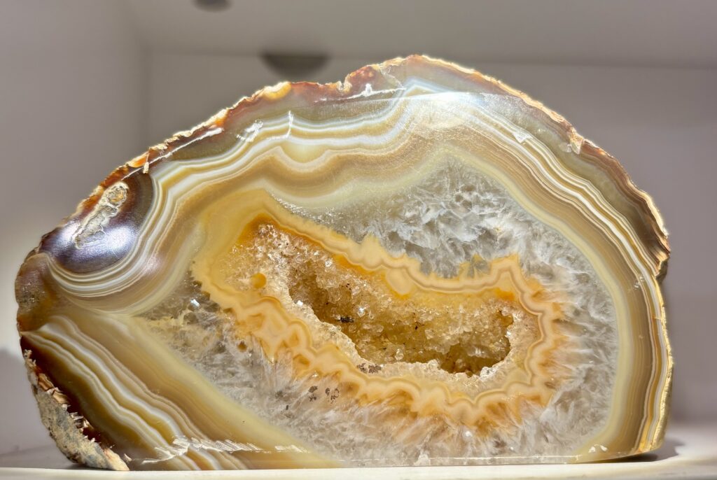 Agat ca 11x7 cm (geod)