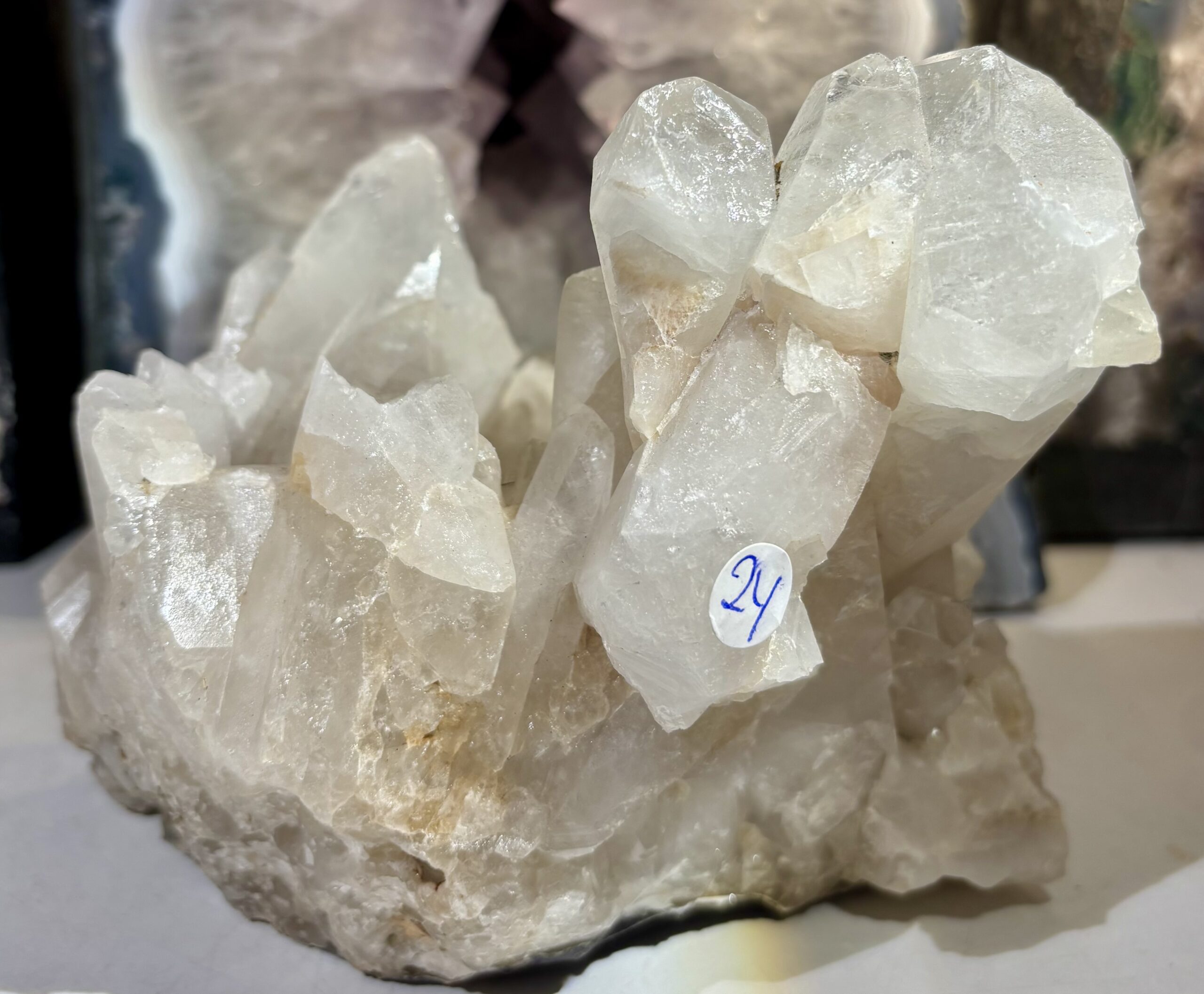 Bergkristall 1452 gr. nr 24 (Ljuslyktor) - Bild 1