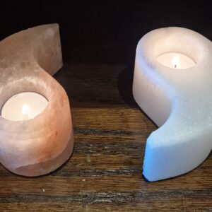Saltkristall lykta yin yang (Ljuslyktor Övrigt) - Bild 2