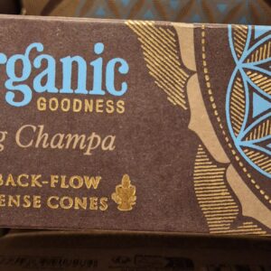 Nag Champa Organic Goodness (Backflow koner)