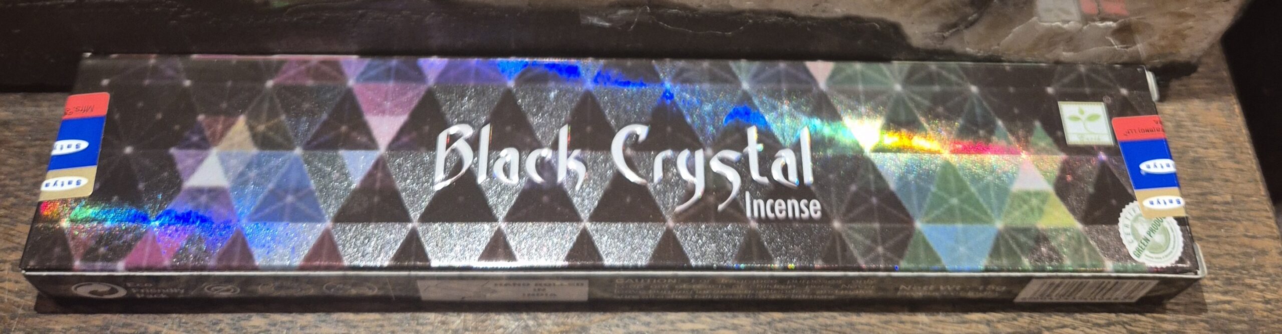Satya Black crystal (Rökelsepinnar) - Bild 1