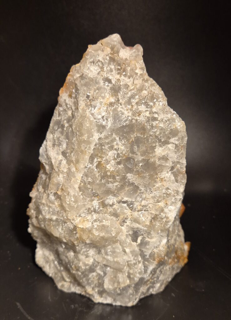 Hematoid kvarts (Stående kluster)