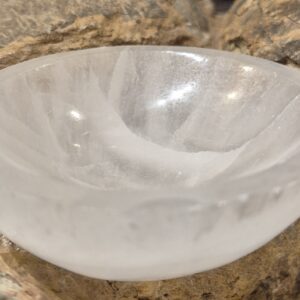 Selenit Skål (ca 10 cm)